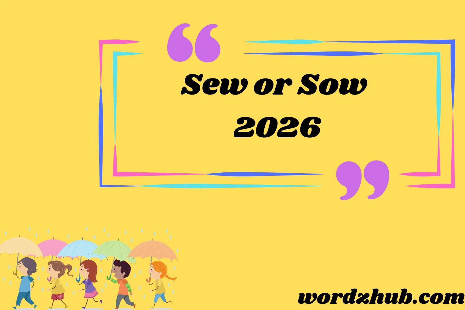 Sew or Sow
