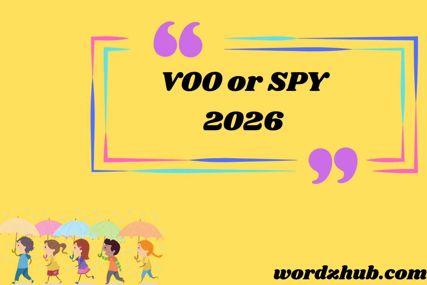 VOO or SPY