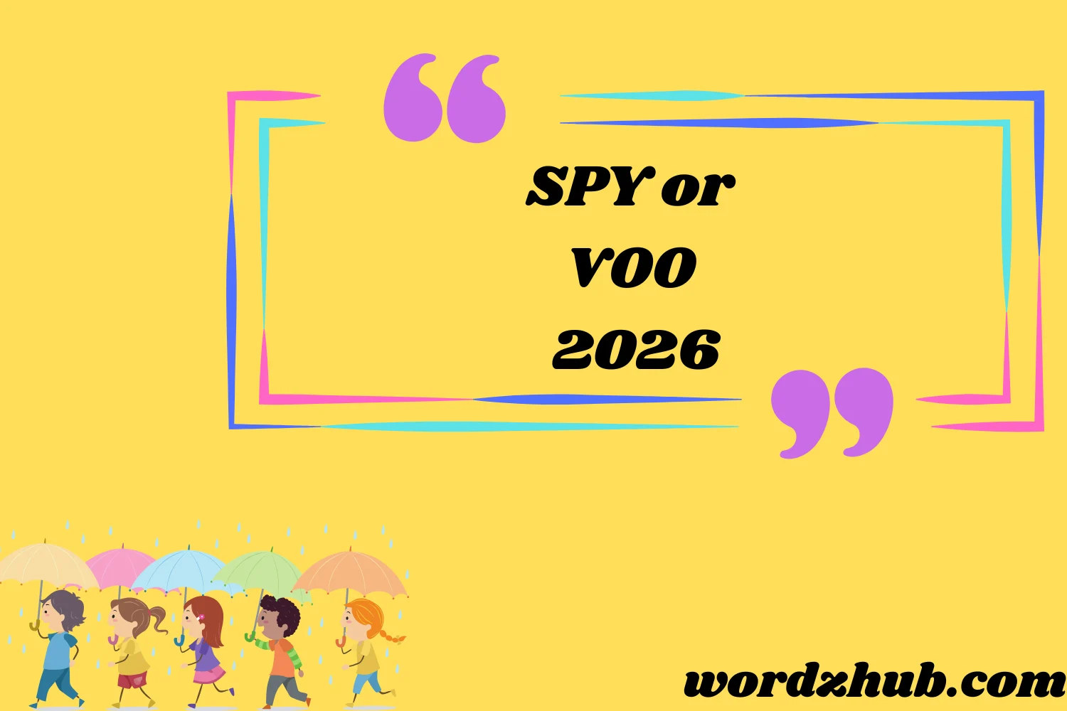 SPY or VOO